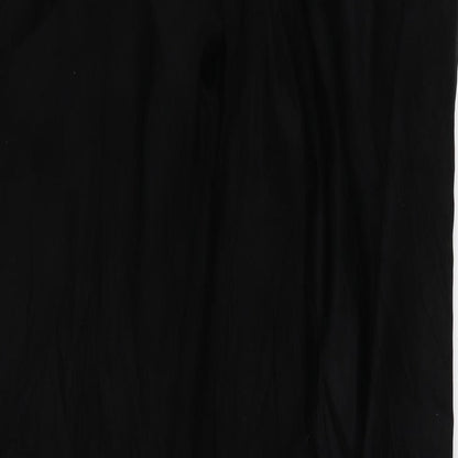 Preworn Womens Black   Trousers  Size 16 L28 in
