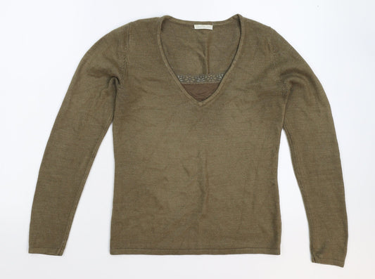 Matalan Womens Grey  Knit Pullover Jumper Size 8