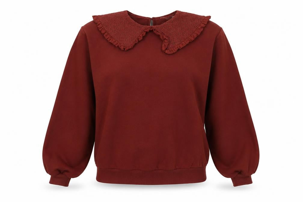 George Womens Brown   Pullover Sweatshirt Size S