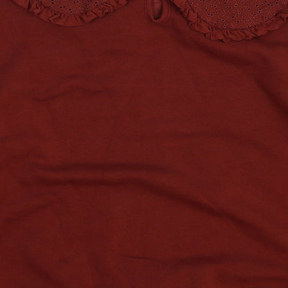 George Womens Brown   Pullover Sweatshirt Size S
