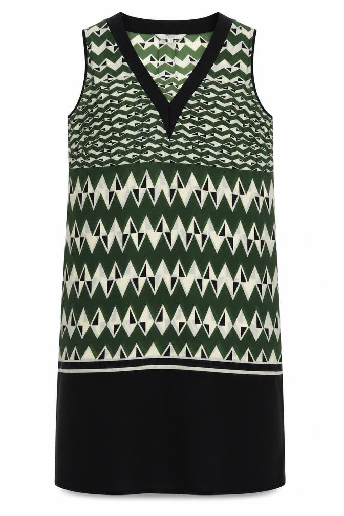 NEXT Womens Multicoloured Geometric  Sheath  Size 8