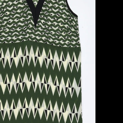 Next Womens Multicoloured Geometric  Sheath  Size 8