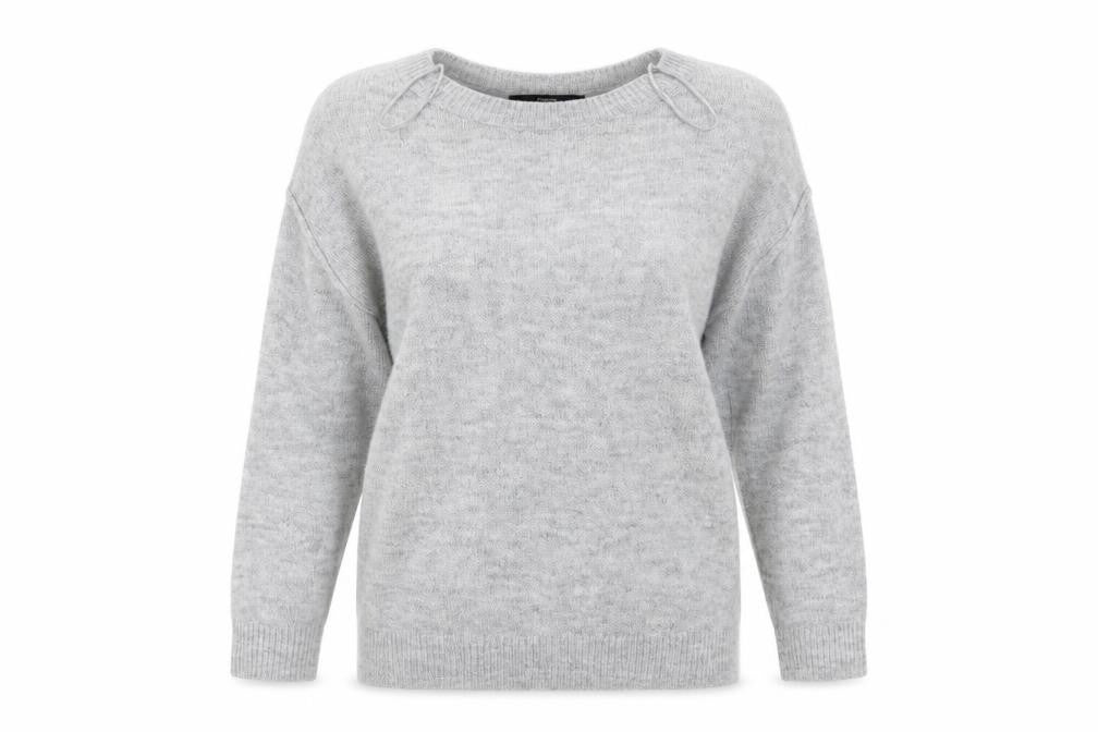 George Womens Grey  Knit Pullover Jumper Size 8