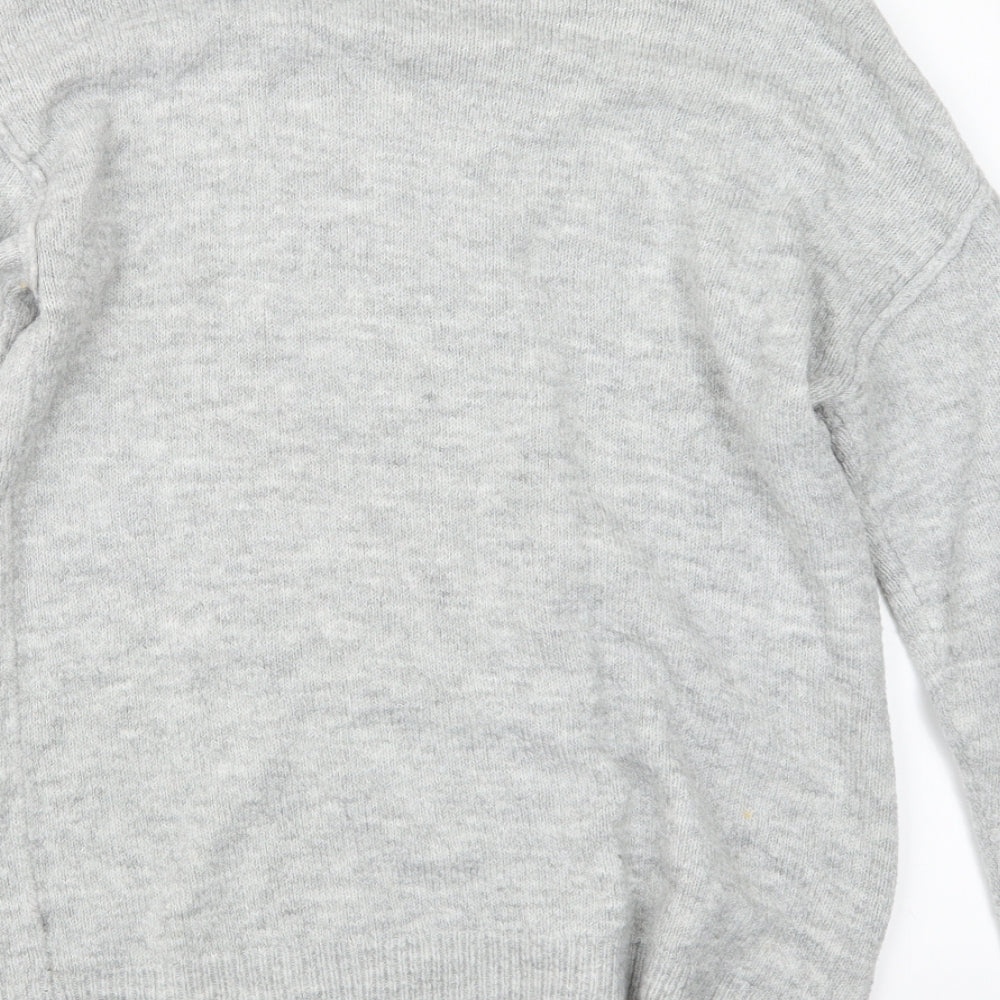 George Womens Grey  Knit Pullover Jumper Size 8