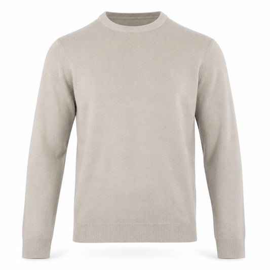 Vintage Mens Beige  Knit Pullover Jumper Size M