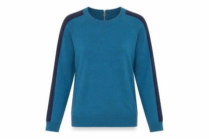 Tu Womens Blue  Knit Pullover Jumper Size 8