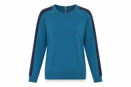 Tu Womens Blue  Knit Pullover Jumper Size 8