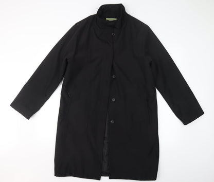 Additional front view of NuAge women’s black jacket, size UK 12