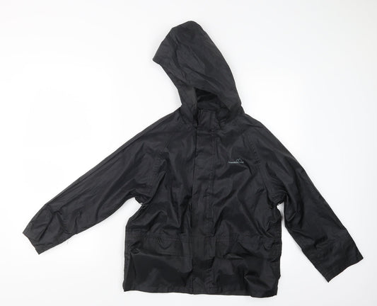 Freedom Trail Boys Black   Jacket  Size 9-10 Years