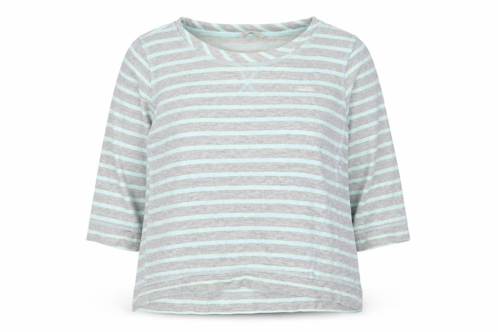 Marks & Spencer Womens Grey Striped  Pullover Jumper Size 16