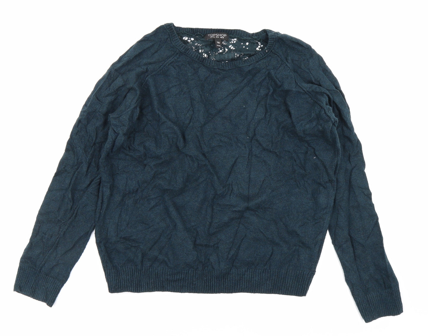 Topshop Womens Blue   Pullover Jumper Size 10