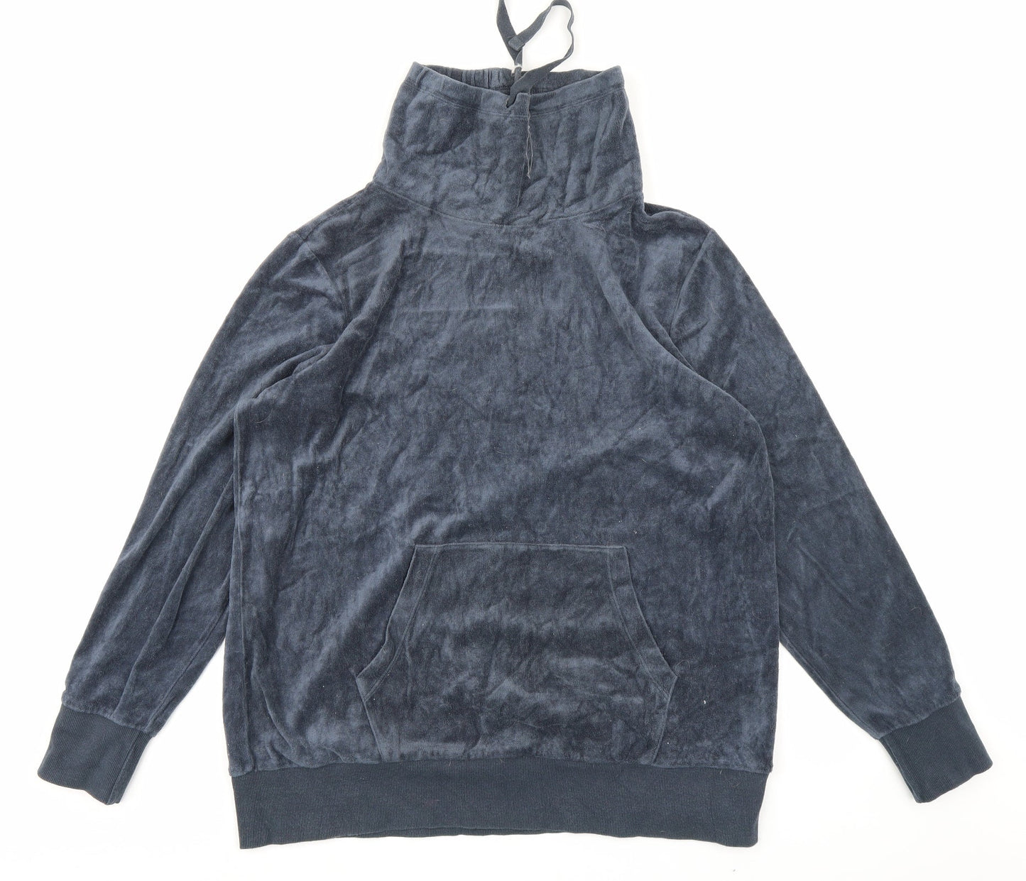 Souluxe Womens Blue   Pullover Hoodie Size L