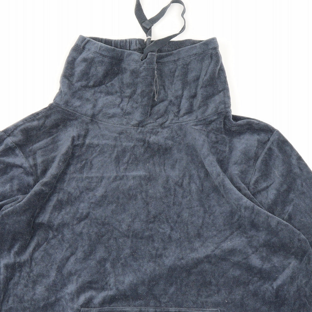 Souluxe Womens Blue   Pullover Hoodie Size L