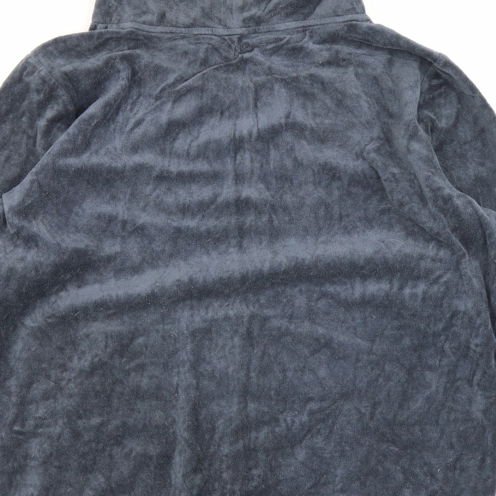 Souluxe Womens Blue   Pullover Hoodie Size L