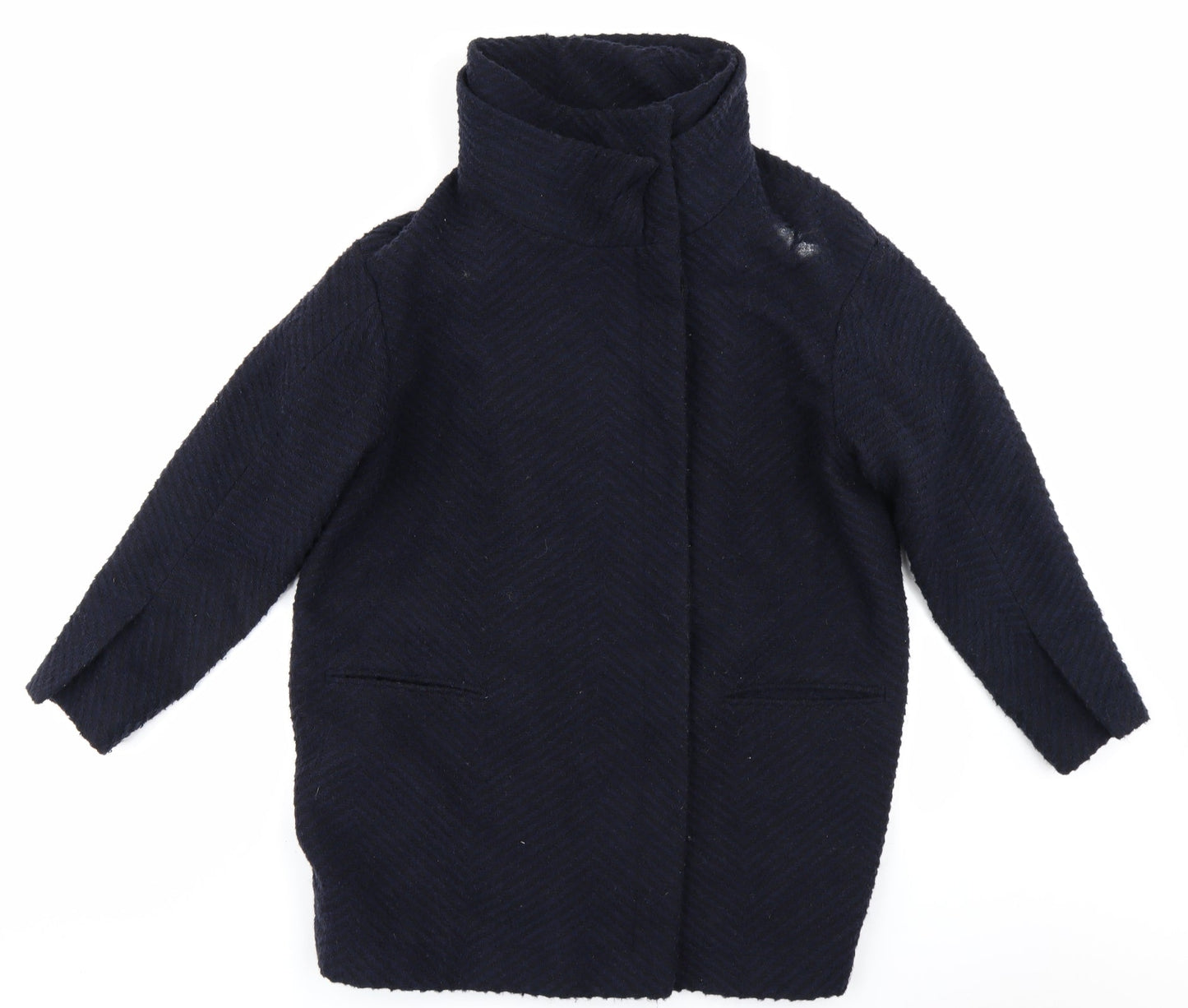 ASOS Womens Blue   Overcoat Coat Size 8