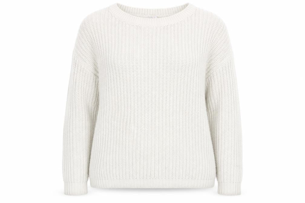 FB sister Womens Beige  Knit Pullover Jumper Size S
