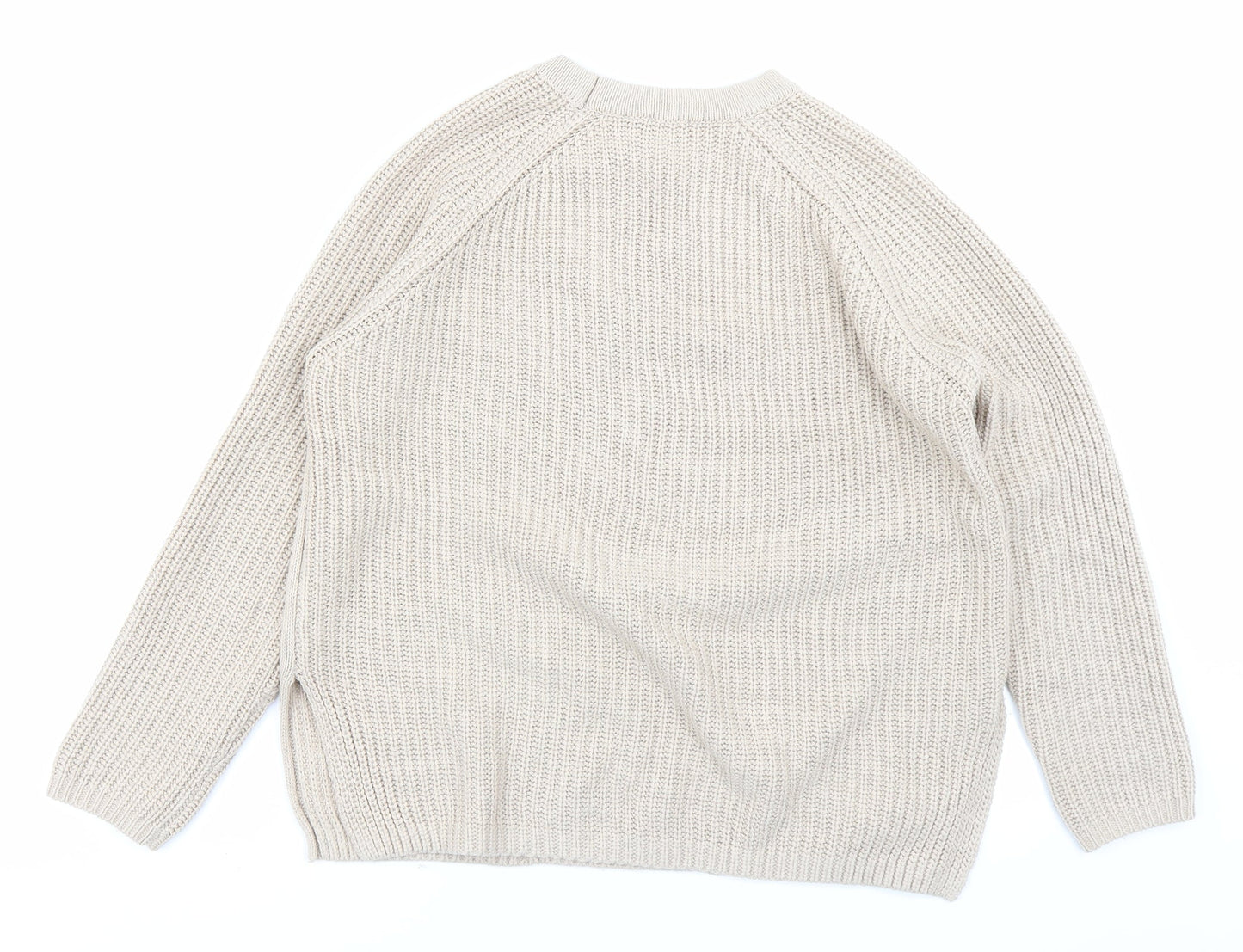 ASOS Womens Beige  Knit Pullover Jumper Size 6
