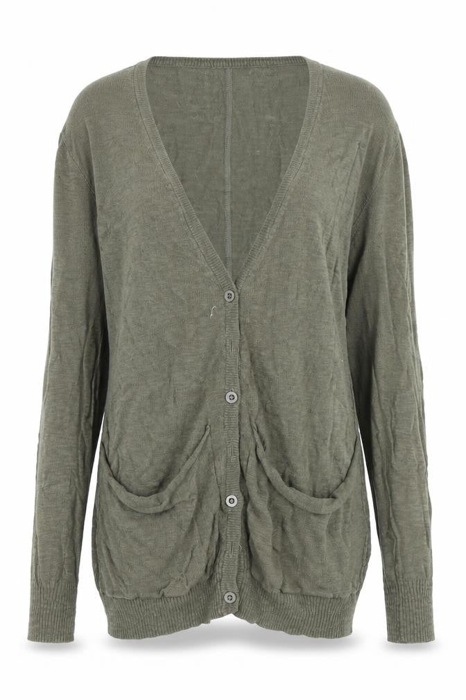 Lindex Womens Green   Cardigan Jumper Size S