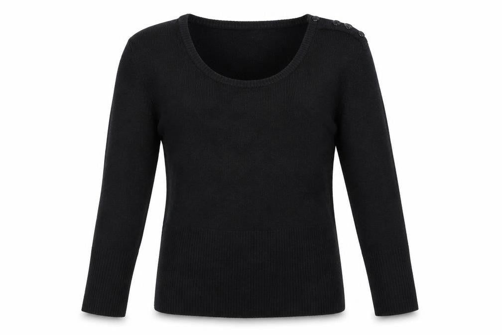 BHS Girls Black  Knit Pullover Jumper Size 13 Years