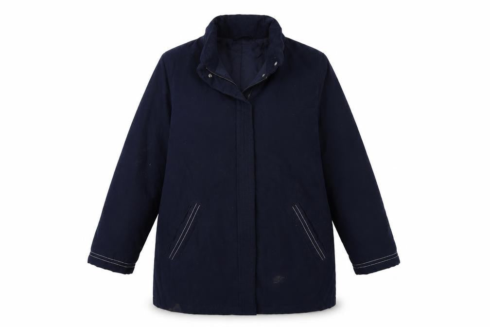 Marks and Spencer Womens Blue   Overcoat Coat Size 16