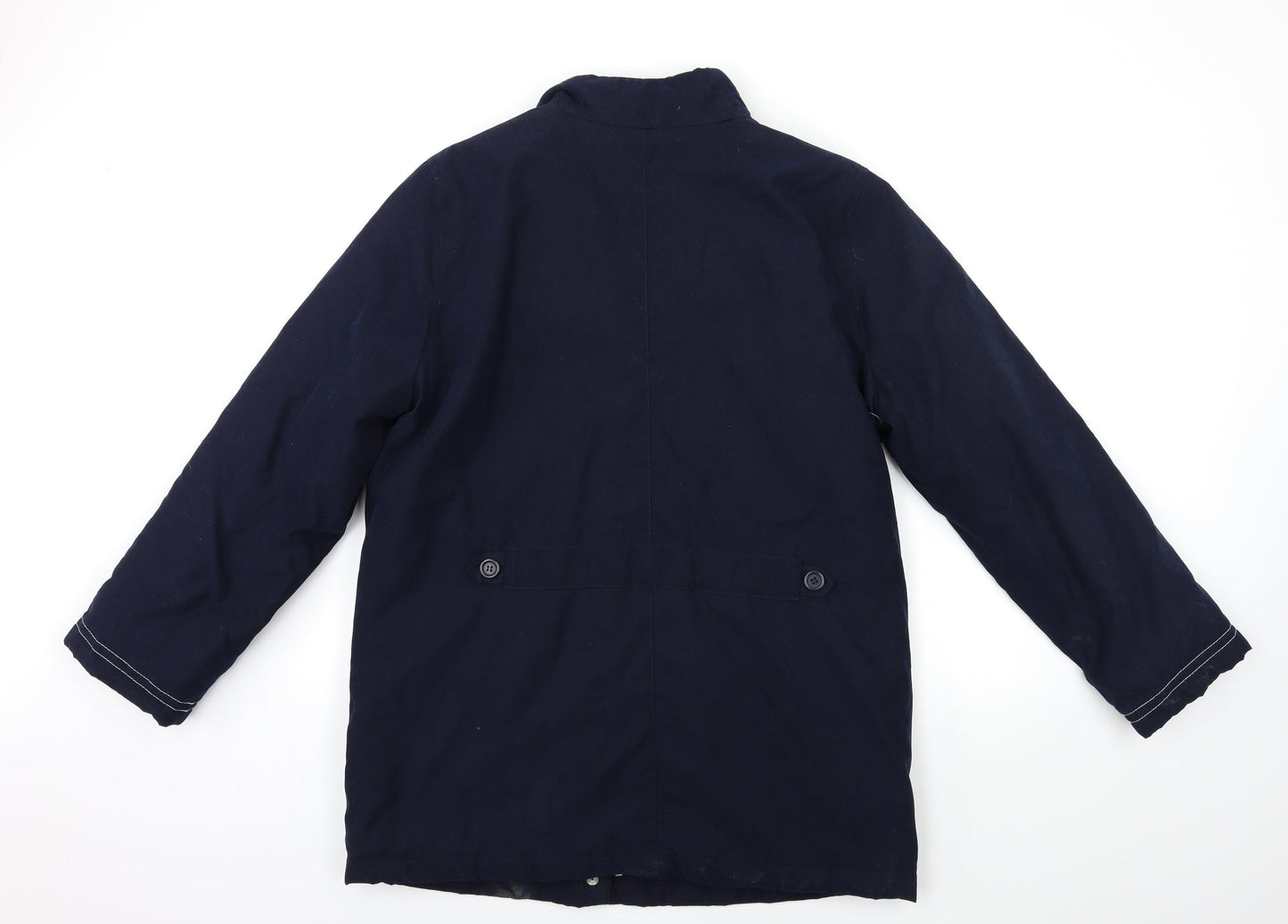 Marks and Spencer Womens Blue   Overcoat Coat Size 16