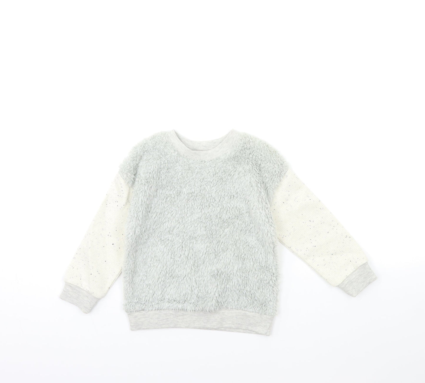 Hullabaloo Girls Grey   Pullover Sweatshirt Size 2-3 Years