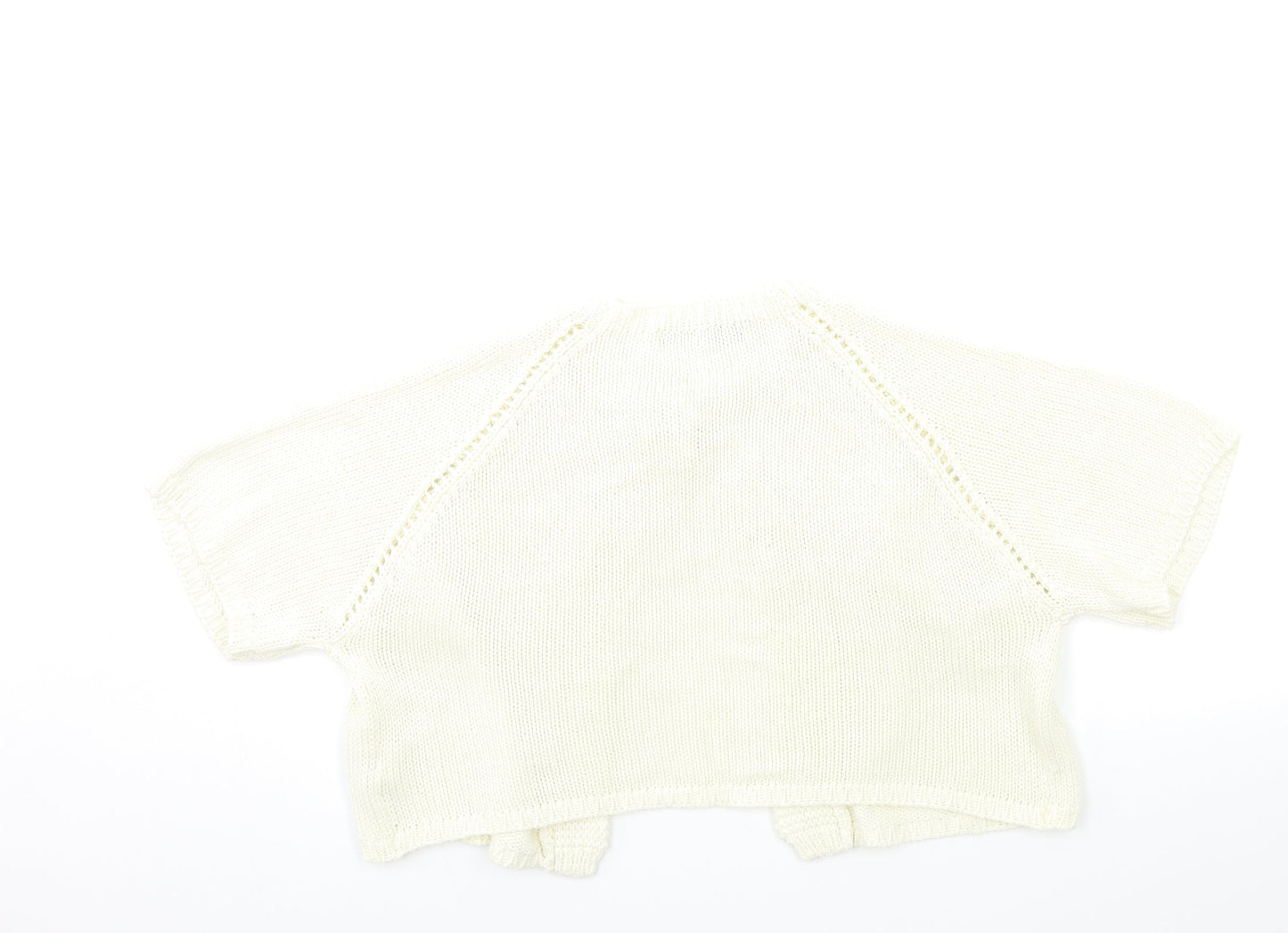 Zara Womens Beige  Knit Cardigan Jumper Size M