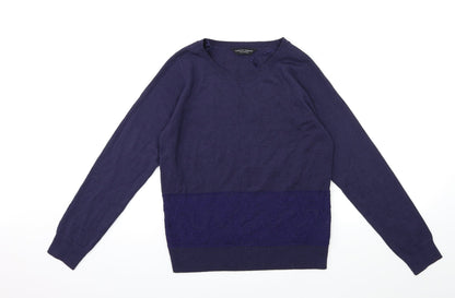 Dorothy Perkins Womens Blue  Knit Pullover Jumper Size 12
