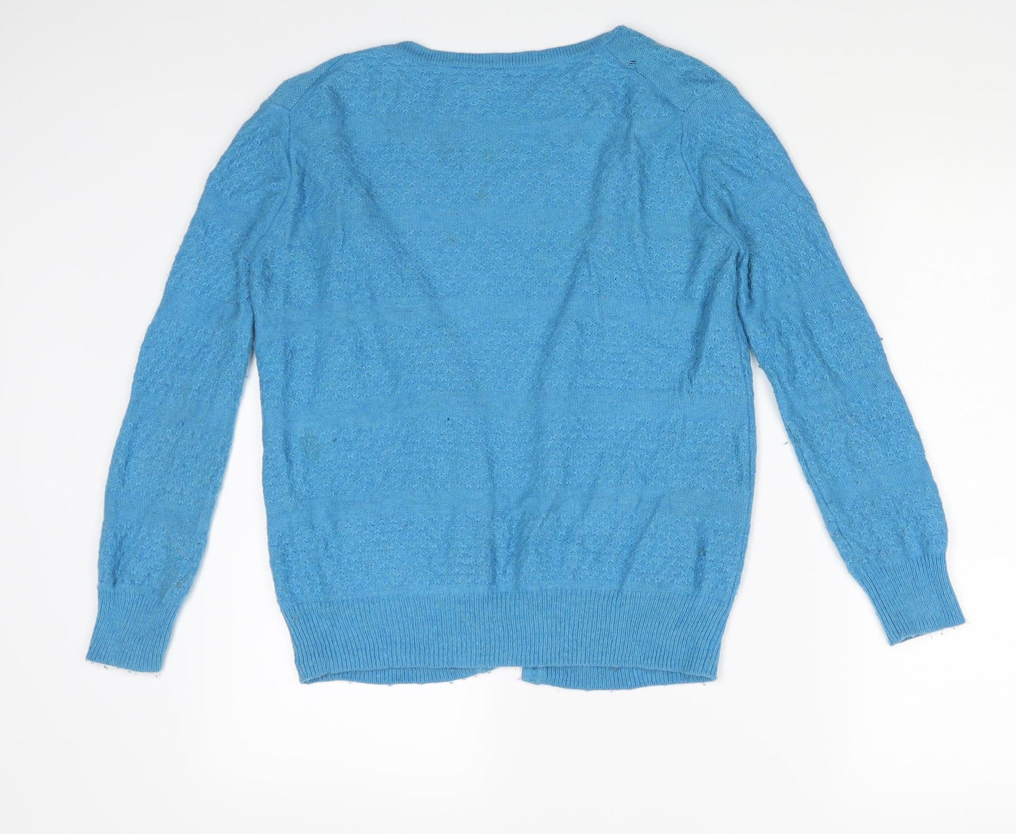 Topshop Womens Blue   Cardigan Jumper Size 10