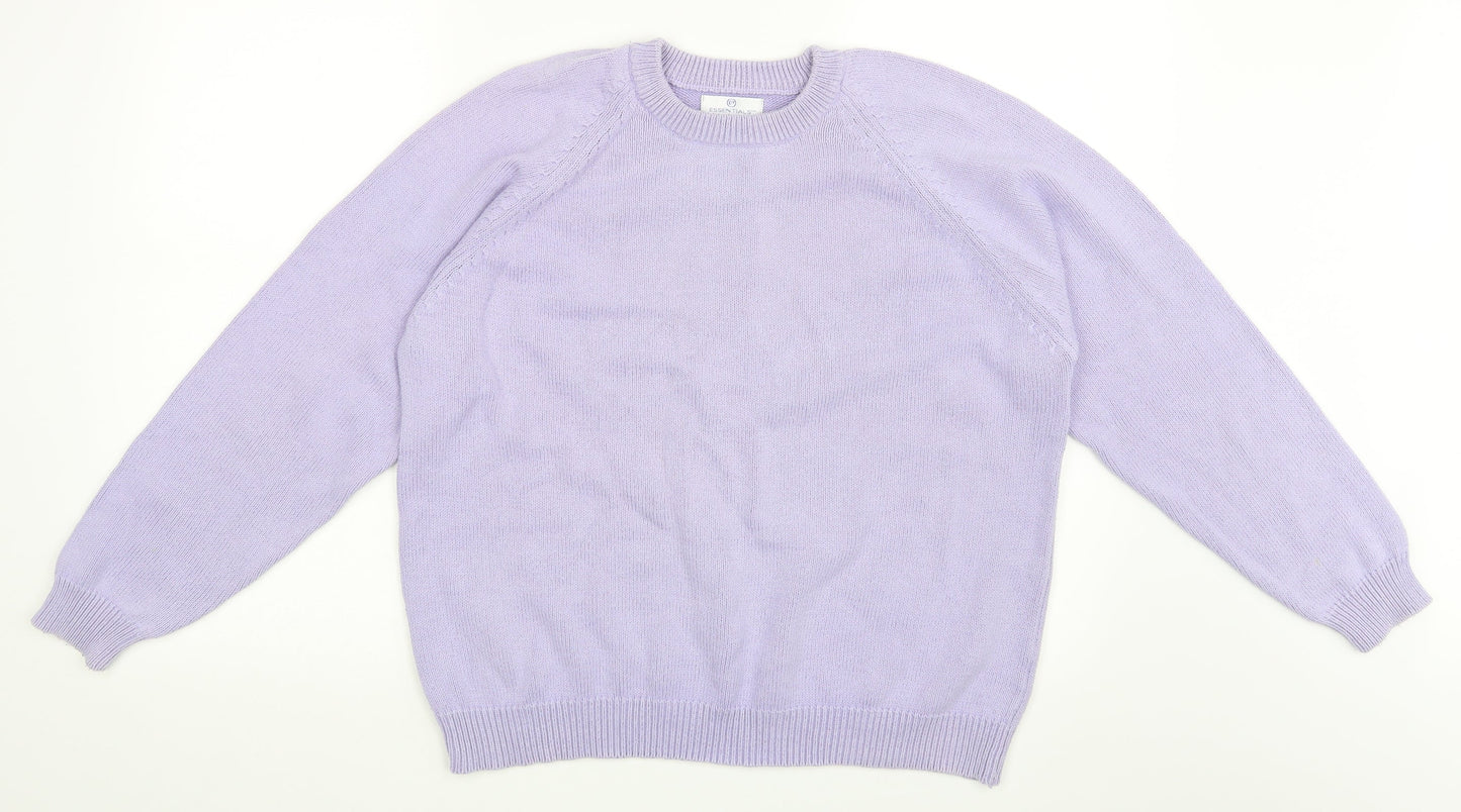 Essentials Womens Blue   Pullover Jumper Size 14