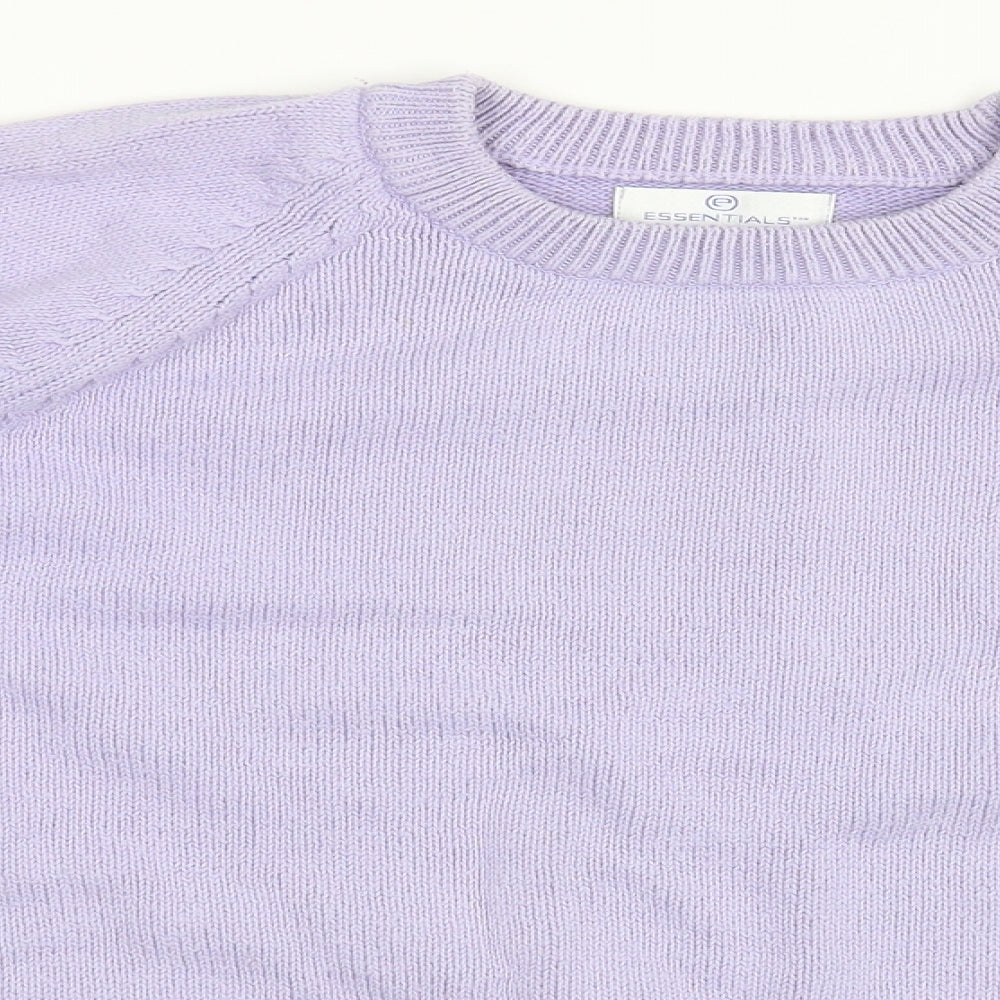 Essentials Womens Blue   Pullover Jumper Size 14