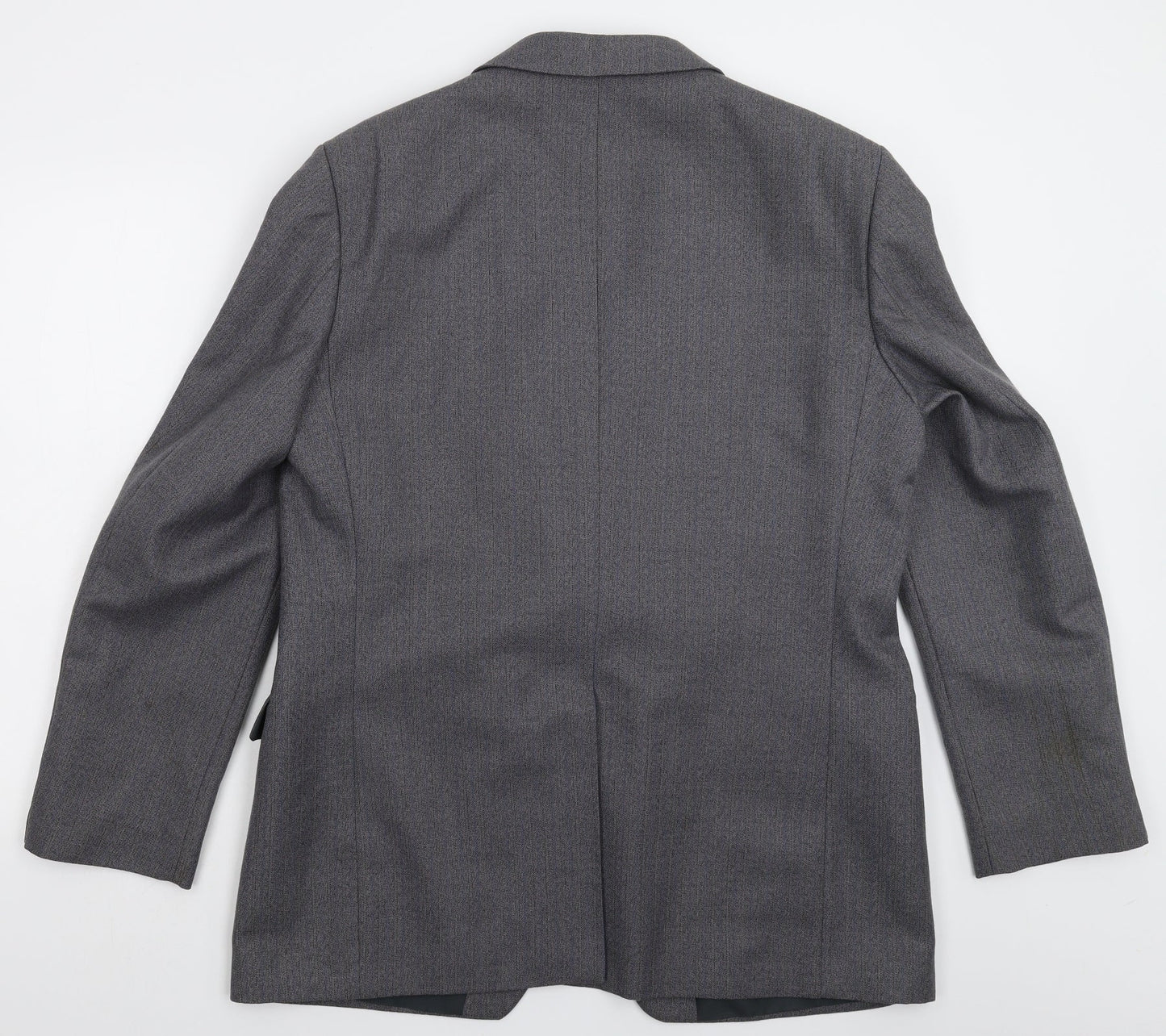 Grendale Mens Grey Striped  Jacket Suit Jacket Size 42
