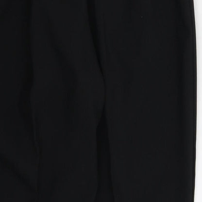 Preworn Womens Black   Trousers  Size 12 L27 in