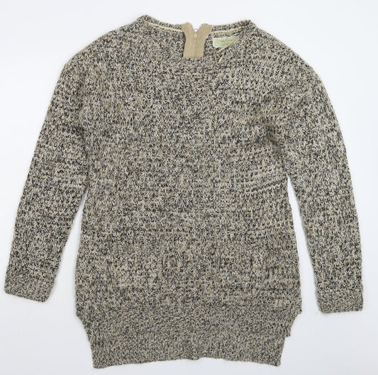 Vintage Couture Womens Grey  Knit Pullover Jumper Size 14