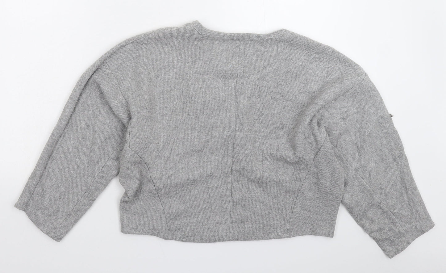 Zara Womens Grey  Knit Pullover Jumper Size S