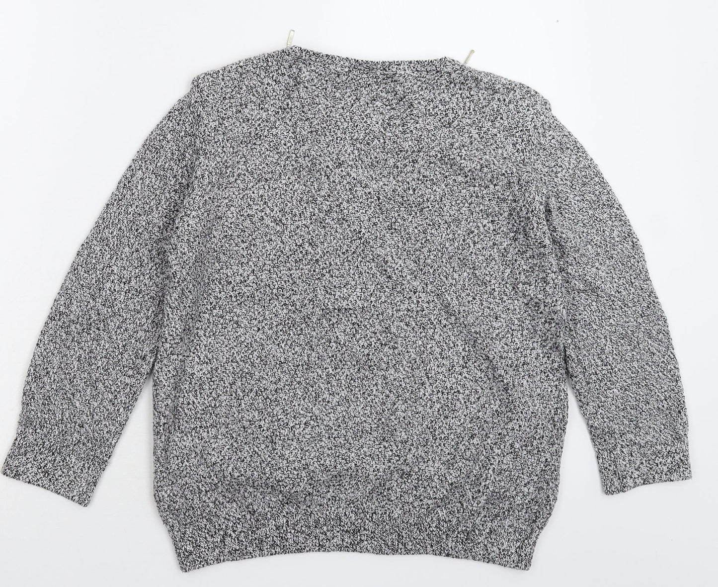 Wallis Womens Grey  Knit Pullover Jumper Size S