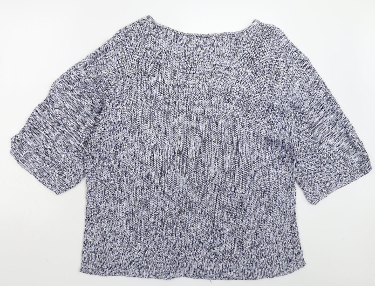 H&M Womens Blue  Knit Pullover Jumper Size L