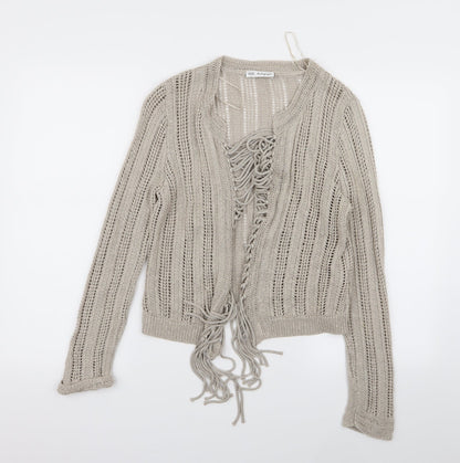 Marks & Spencer Womens Brown   Cardigan Jumper Size 14