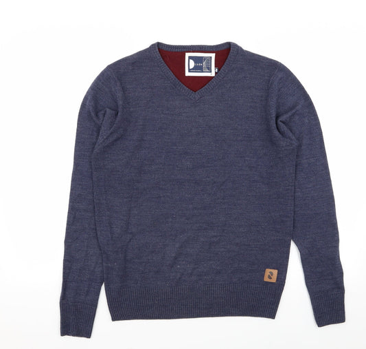 code Mens Blue   Pullover Jumper Size S