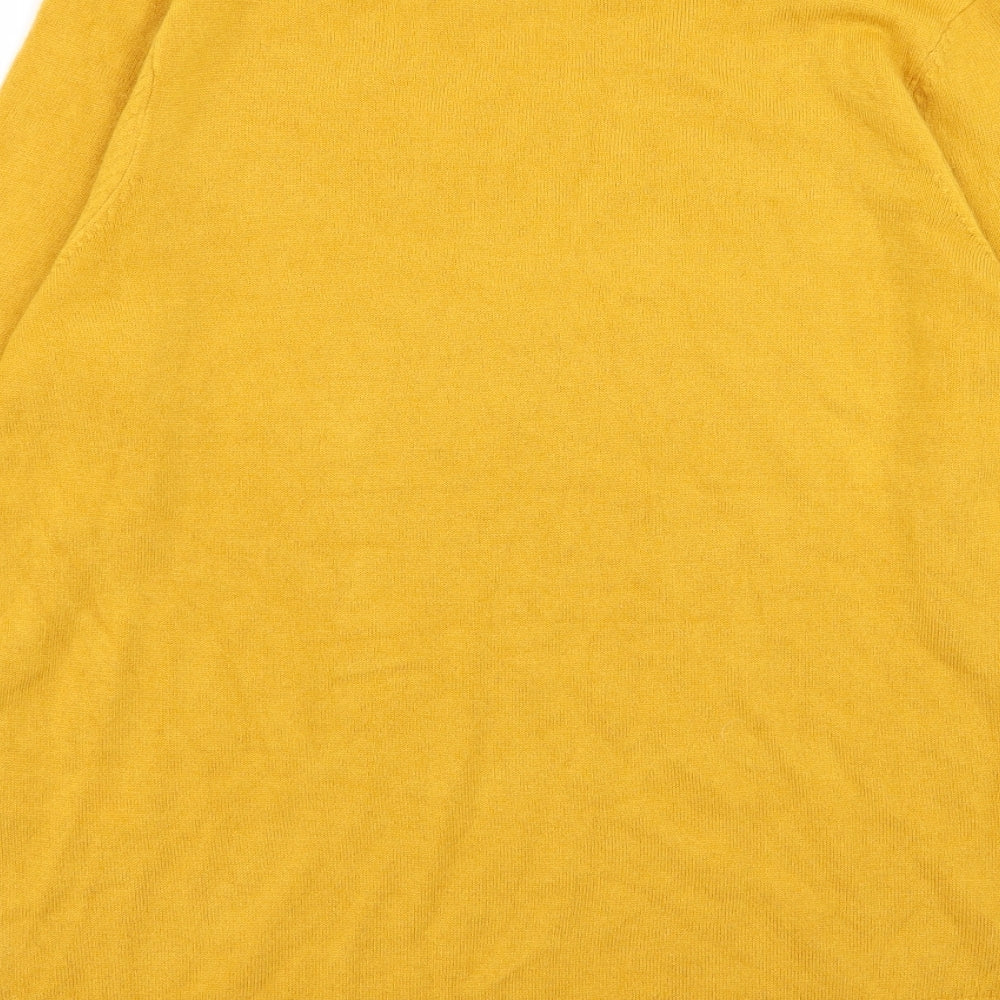 F&F Womens Yellow   Pullover Jumper Size 10