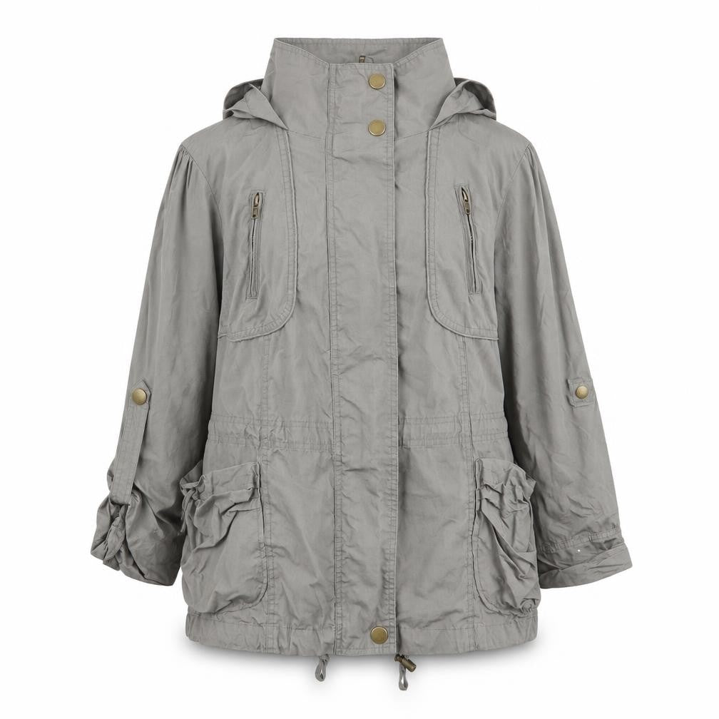 New Look Womens Grey   Jacket Coat Size 8