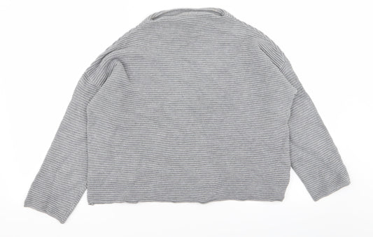 H&M Womens Grey   Pullover Jumper Size M