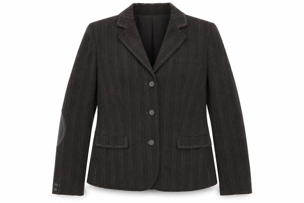 Debenhams Womens Brown Striped  Jacket Blazer Size 16