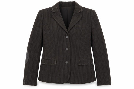 Debenhams Womens Brown Striped  Jacket Blazer Size 16