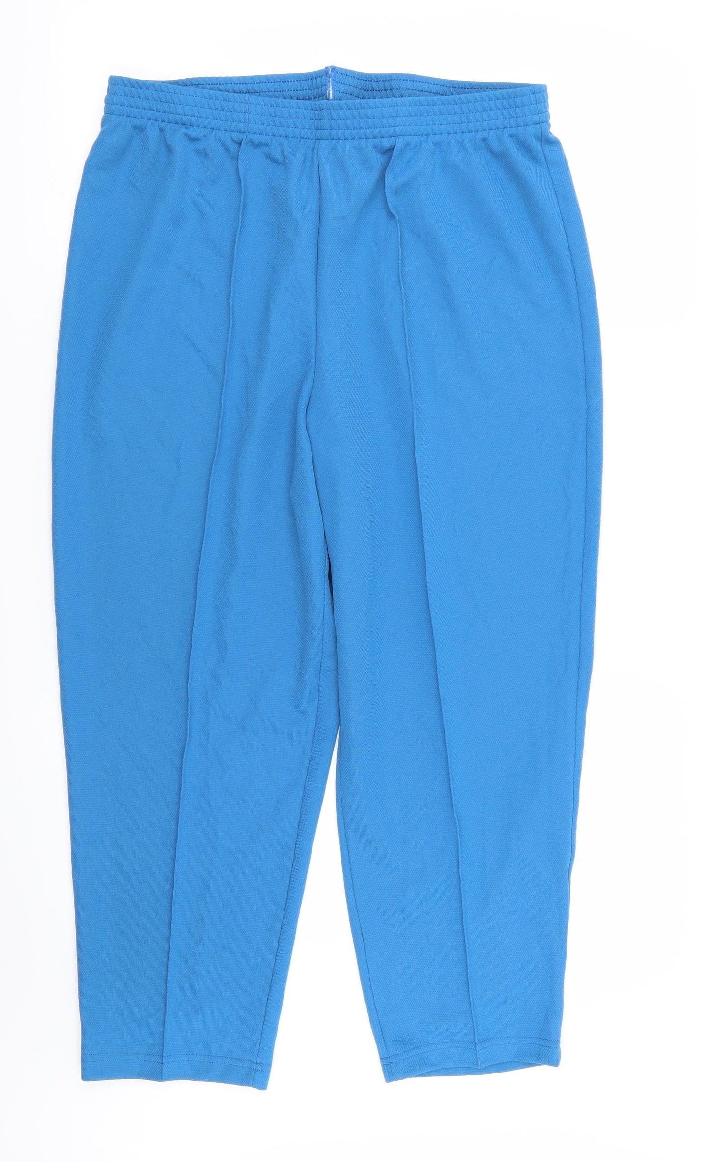 slimma Womens Blue   Trousers  Size 18 L23 in - Stretch waistband