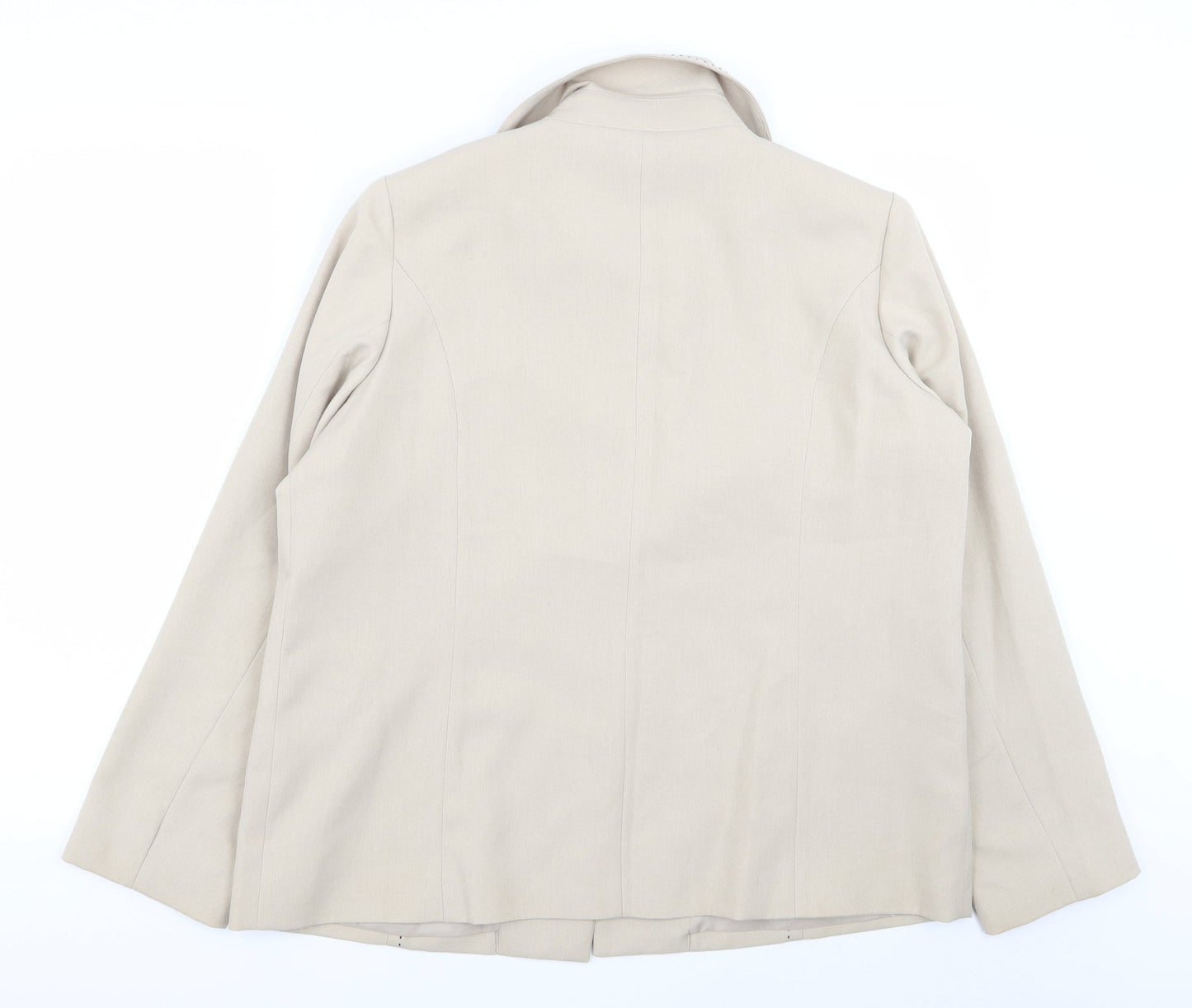 Wardrobe Womens Beige   Jacket Blazer Size 16