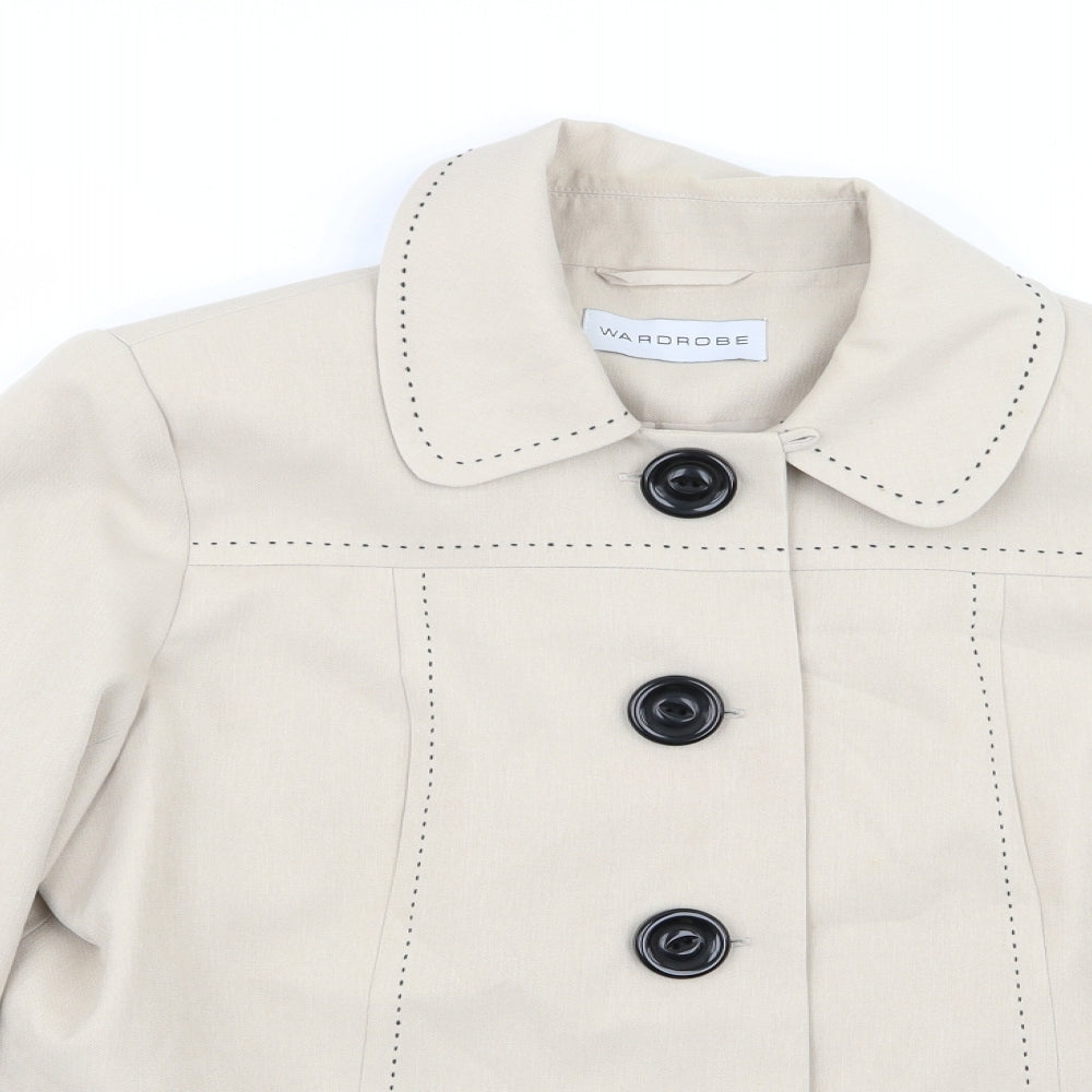 Wardrobe Womens Beige   Jacket Blazer Size 16