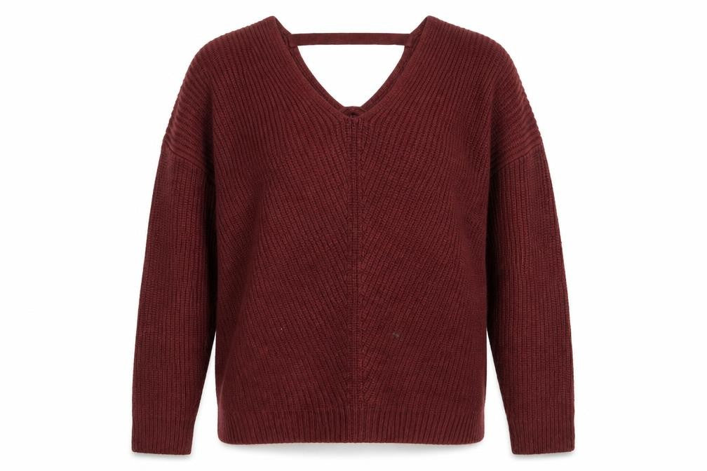 H&M Womens Red   Pullover Jumper Size M