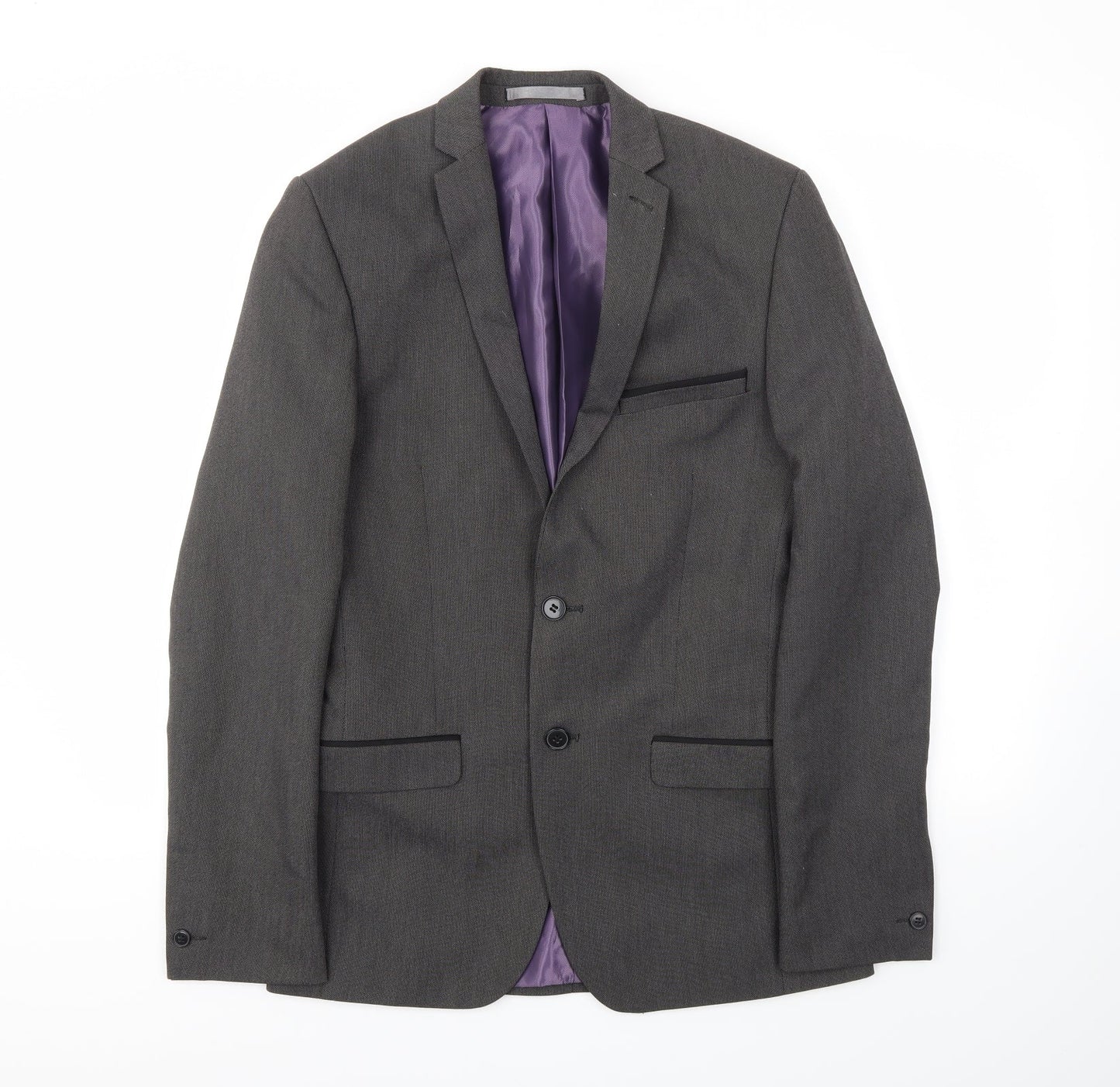 Red Hearing Mens Grey   Jacket Blazer Size 36
