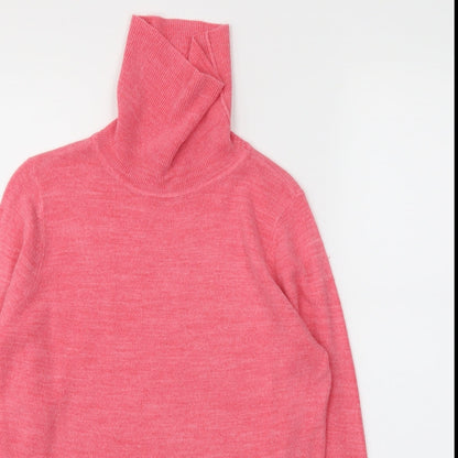 Love Knitwear Womens Pink   Pullover Sweatshirt Size 10